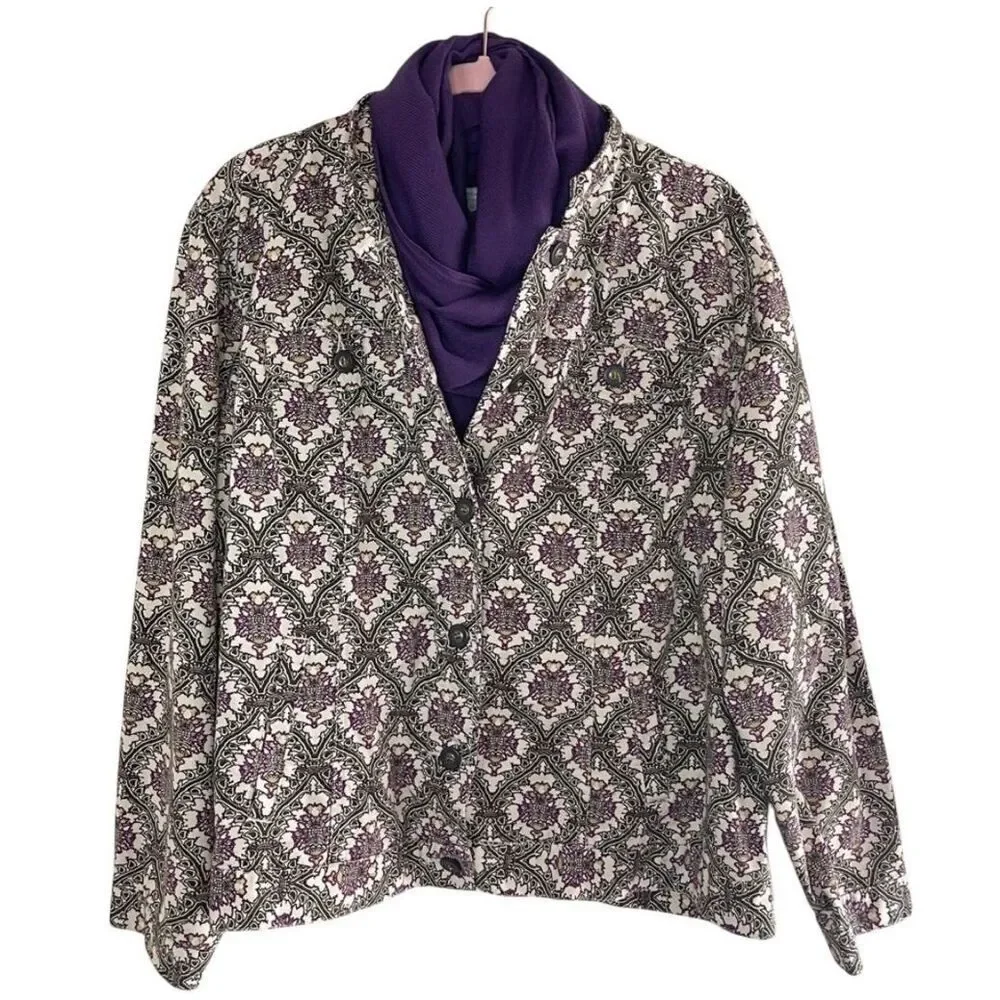CHARTER CLUB‎ VINTAGE Lightweight Button Front Jacket, 2X
